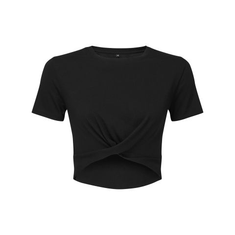 Women’s TriDri twist crop top