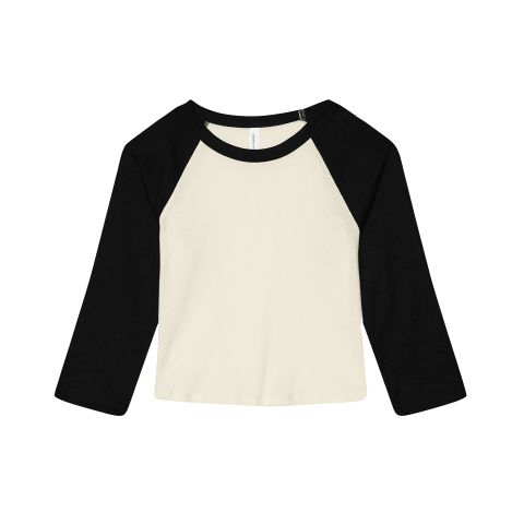 Women’s micro rib 3/4 raglan baby t-shirt