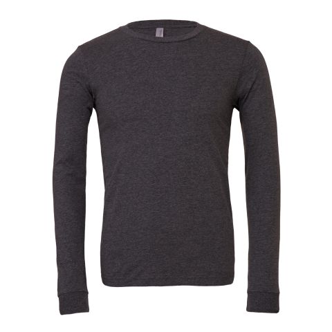 Unisex heather CVC long sleeve t-shirt