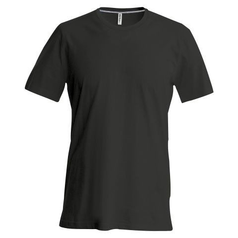 Short-sleeved crew neck T-shirt