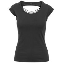 Women's back cut tee