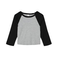 Women’s micro rib 3/4 raglan baby t-shirt
