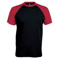 Baseball Short-sleeved two-tone T-shirt