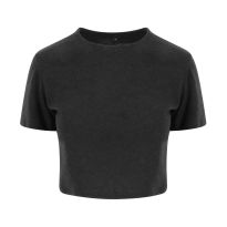 Women's triblend cropped T