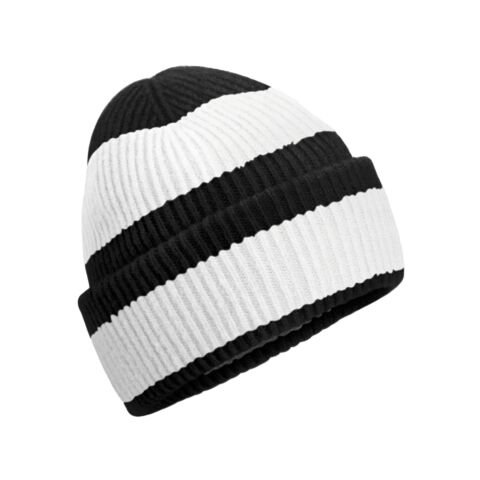 Colour block beanie