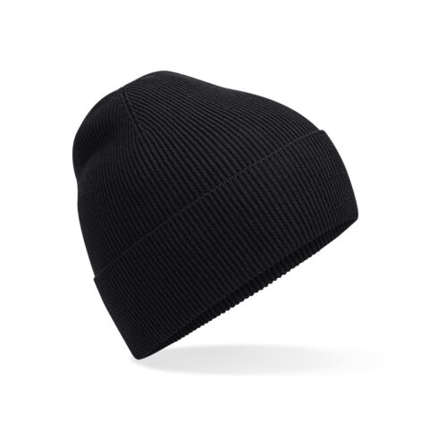 Organic cotton fine knit beanie