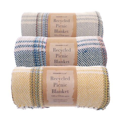 Recycled picnic blanket