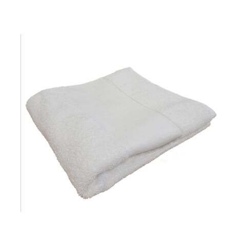 Organic hand towel with printable border