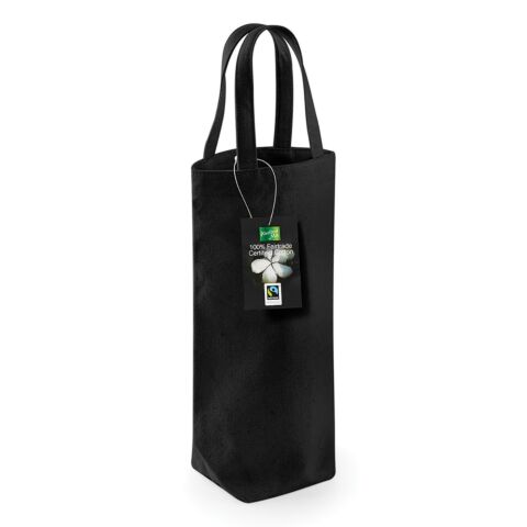 Fairtrade cotton bottle bag