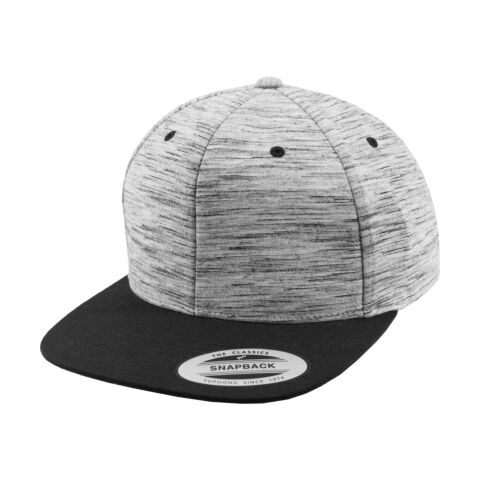 Stripes melange crown snapback (6089SC)