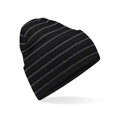 Original deep-cuffed striped beanie