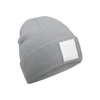 Appliqué patch beanie