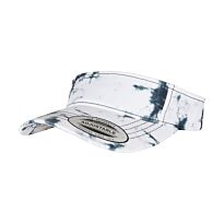 Batik dye curved visor cap