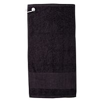 Printable border golf towel