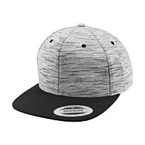 Stripes melange crown snapback (6089SC)